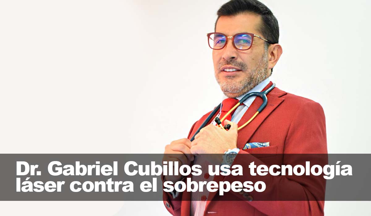 El Dr. Gabriel Cubillos utiliza la tecnología láser para hacer frente a la obesidad y el exceso de peso